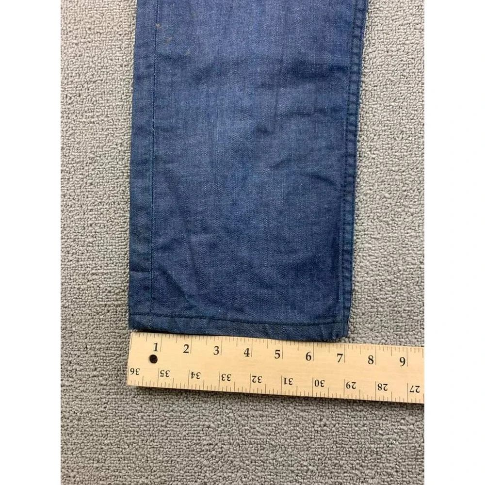 Levi's 511 Jeans Men 32x32‎ Skinny Dark Blue Denim 100% Cotton Denim Black Patch